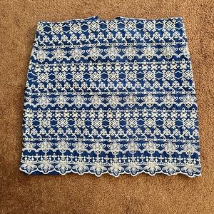 LOFT Blue skirt